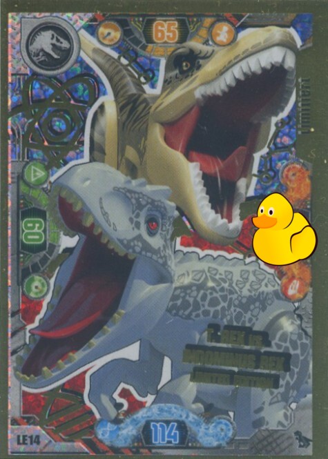 LEGO Jurassic World Serie 2 | #LE14 T-Rex vs Indominus rex