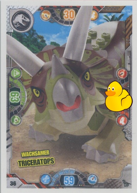 LEGO Jurassic World Serie 2 | #036 Wachsamer Triceratops