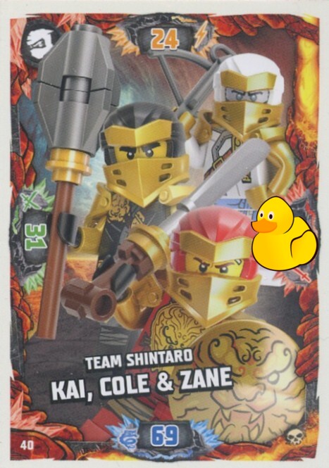 LEGO Ninjago Serie 6 | #040 Shintaro Kai, Cole & Zane 