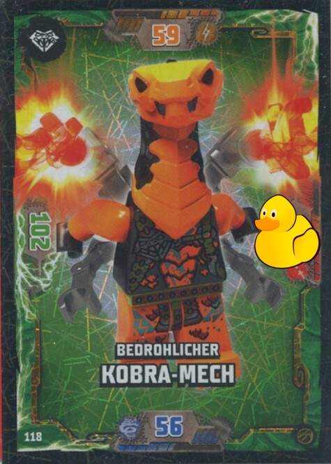 LEGO Ninjago Serie 7 | #118 Bedrohlicher Kobra Mech