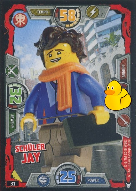 LEGO Ninjago Serie 3 | #031 Schüler Jay 