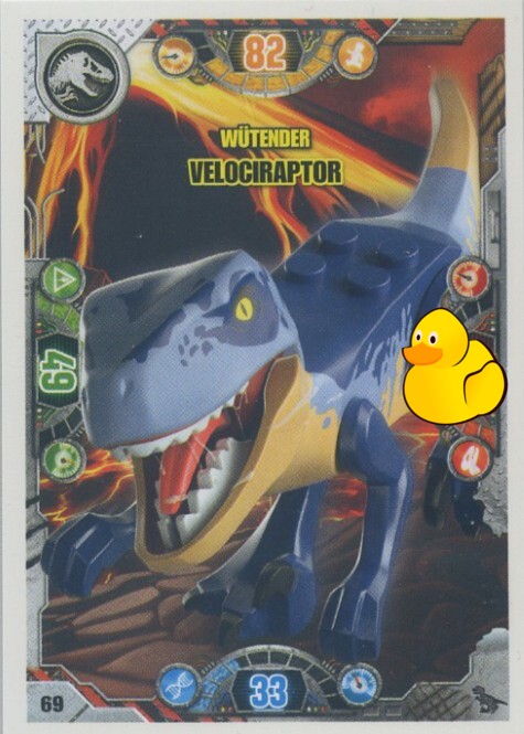 LEGO Jurassic World Serie 2 | #069 Wütender Velociraptor