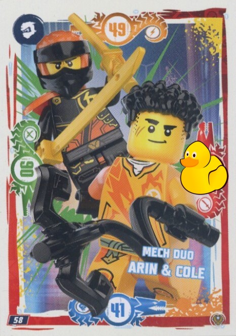 LEGO Ninjago Serie 9 Next Level  | #058 Mech Duo Arin & COle