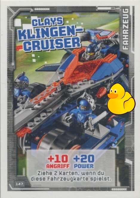 LEGO Nexo Knights Serie 1 | #147 Clays Klingencruiser
