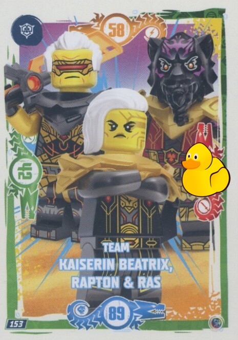 LEGO Ninjago Serie 9 | #153 Team Kaiserin Beatrix, Rapton & Ras