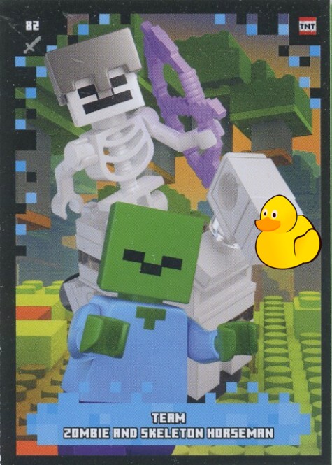 LEGO Minecraft Serie 2 |  #082 Team Zombie and Skeleton Horseman