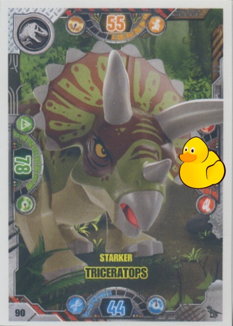 LEGO Jurassic World Serie 2 | #090 Starker Triceratops