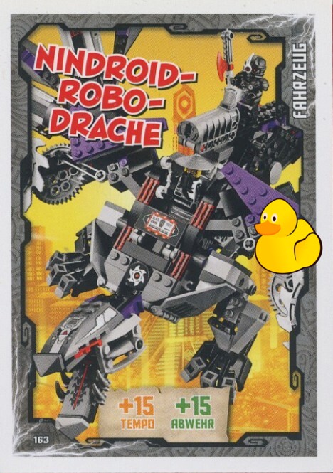 LEGO Ninjago Serie 1 | #163 Nindroid Robo Drache 
