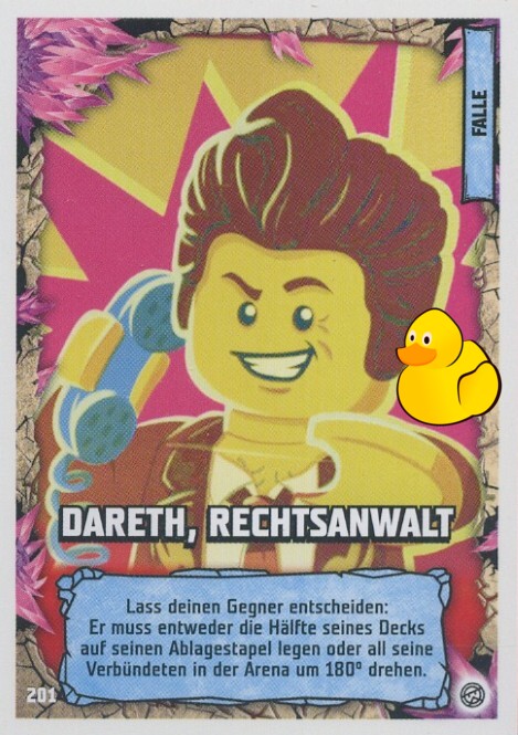 LEGO Ninjago Serie 8 | #201 Dareth, Rechtsanwalt