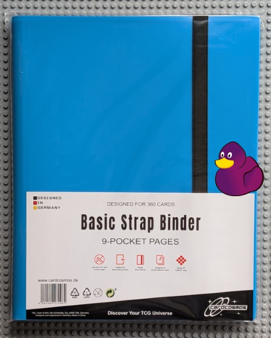 Basis-Sammelalbum mit Elastikband-Verschluss | Blau