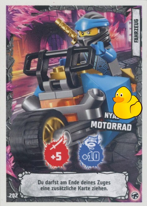 LEGO Ninjago Serie 8 Next Level | #202 Nyas Motorrad