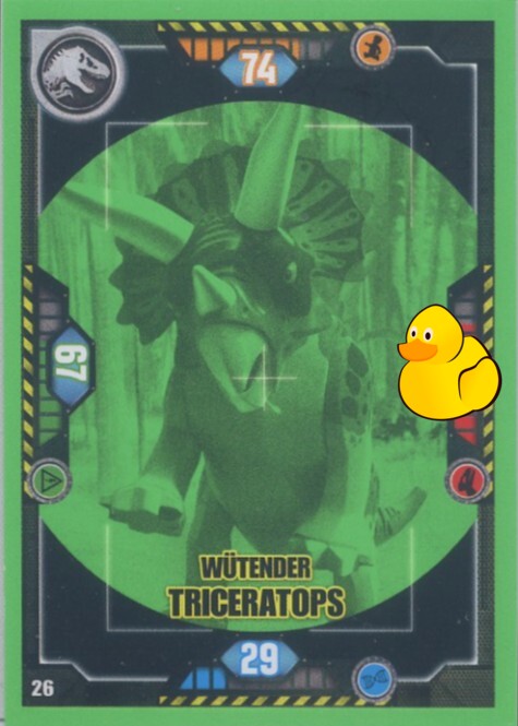 LEGO Jurassic World Serie 1 | #026 Wütender Triceratops