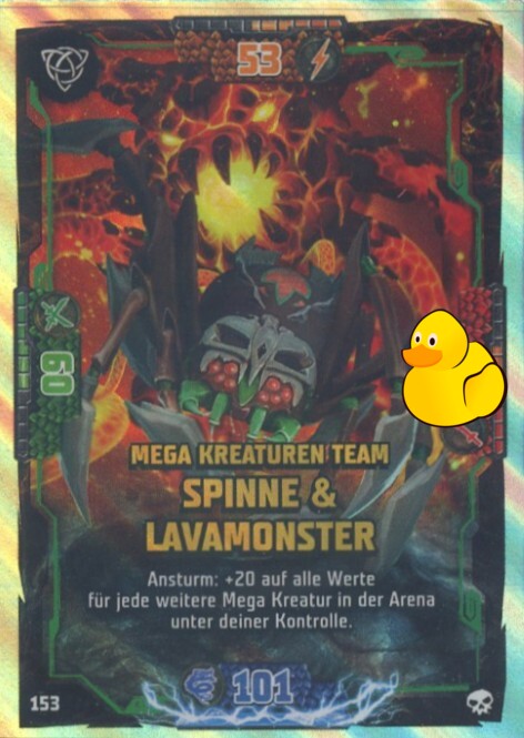 LEGO Ninjago Serie 6 | #153 Mega Team Spinne & Lavamonster