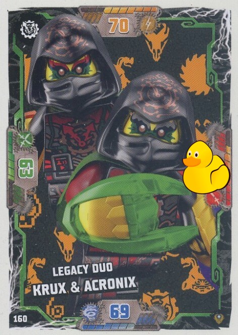 LEGO Ninjago Serie 9 Next Level  | #160 Legacy Duo Krux & Acronix