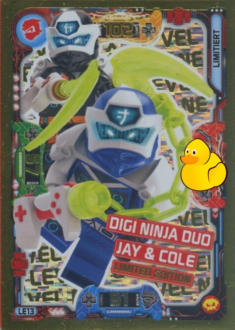 LEGO Ninjago Serie 5 Next Level | #LE13 Digi Ninja Duo Jay & Cole 
