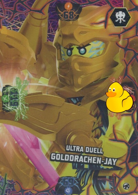 LEGO Ninjago Serie 8 Next Level | #038 Ultra Duell Golddrachen-Jay