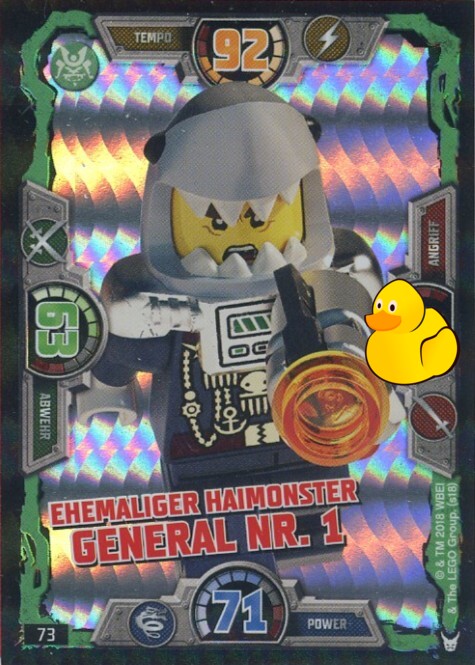 LEGO Ninjago Serie 3 | #073 Ehem. Hai General #1
