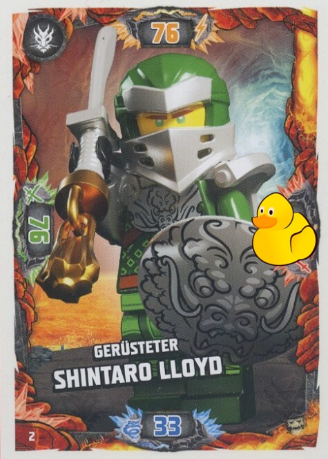 LEGO Ninjago Serie 6 Next Level | #002 Gerüsteter Shintaro Lloyd 