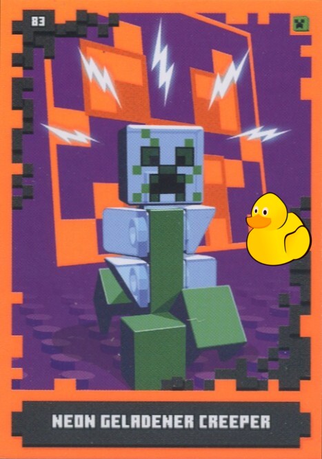 LEGO Minecraft Serie 1 | #083 Neon Geladener Creeper