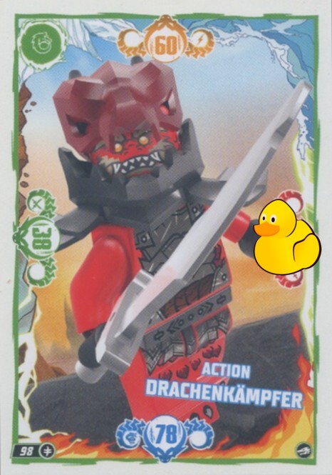 LEGO Ninjago Serie 10 |  #098 Action Drachenkämpfer