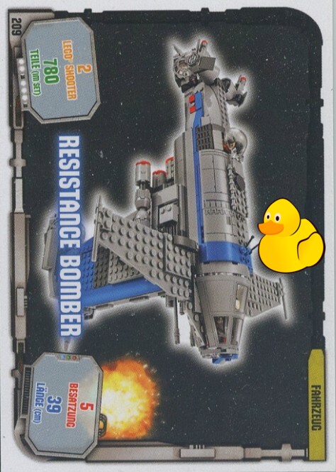 LEGO Star Wars TCC 2018 | #209 Resistance Bomber 
