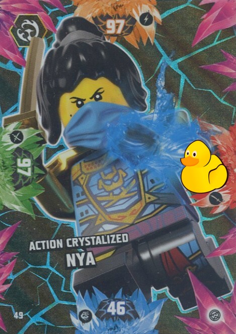 LEGO Ninjago Serie 8 | #049 Action Crystalized Nya