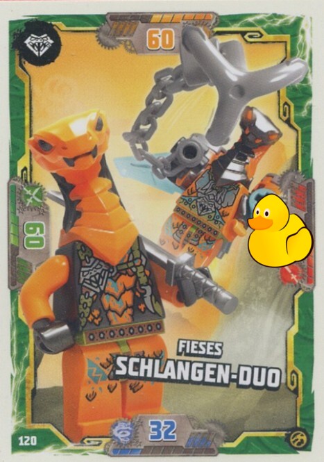 LEGO Ninjago Serie 7 | #120 Fieses Schlangen Duo