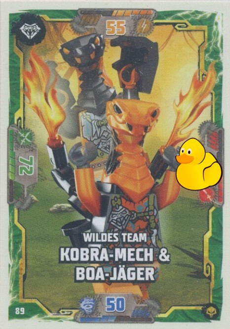 LEGO Ninjago Serie 7 Next Level | #089 Wildes Team Kobra-Mech & Boa-Jäger