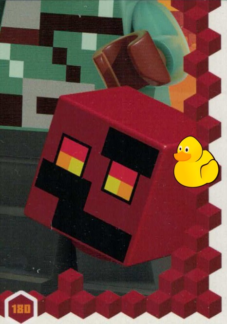 LEGO Minecraft Serie 3 | #180 Puzzlekarte Der Nether 9