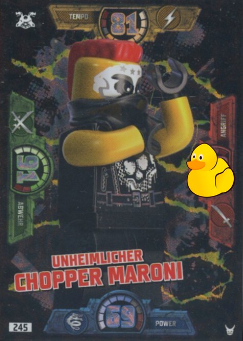 LEGO Ninjago Serie 3 | #245 Unheimlicher Chopper Maroni LEGO Ninjago Serie 3 | #245 Unheimlicher Chopper Maroni