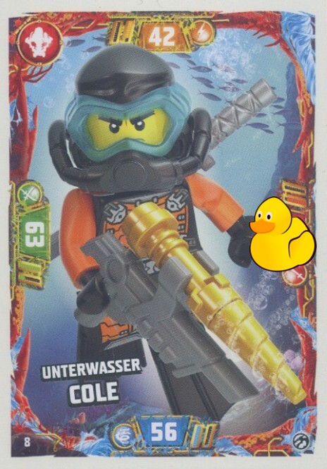 LEGO Ninjago Serie 7 | #008 Unterwasser Cole