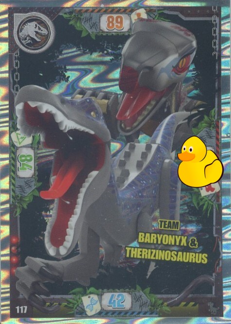 LEGO Jurassic World Serie 3 | #117 Team Baryonyx & Therizinosaurus