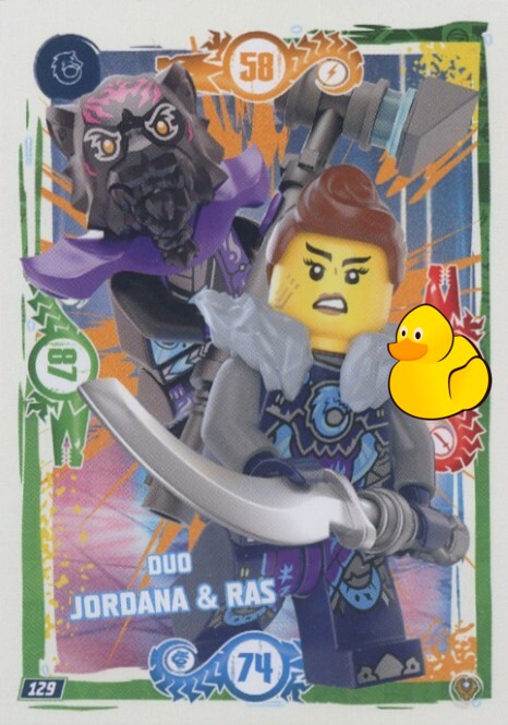 LEGO Ninjago Serie 9 Next Level  | #129 Duo Jordana & Ras