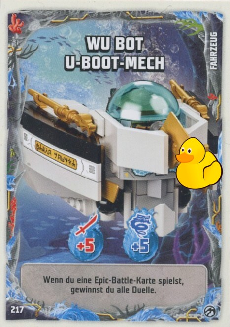 LEGO Ninjago Serie 7 | #217 Wu Bot U-Boot-Mech