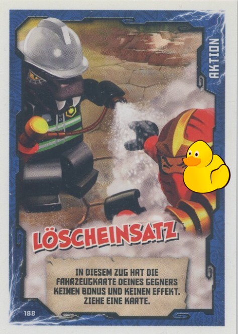 LEGO Ninjago Serie 1 | #188 Löscheinsatz 
