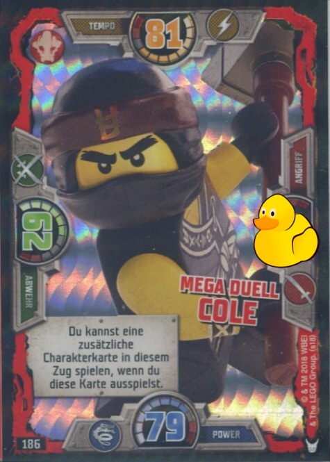 LEGO Ninjago Serie 3 | #186 Mega Duell Cole