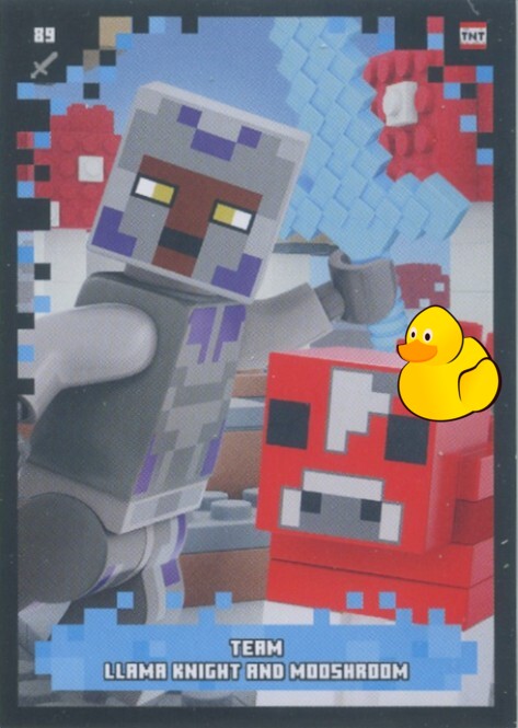 LEGO Minecraft Serie 2 |  #089 Team Llama Knight and Mooshroom