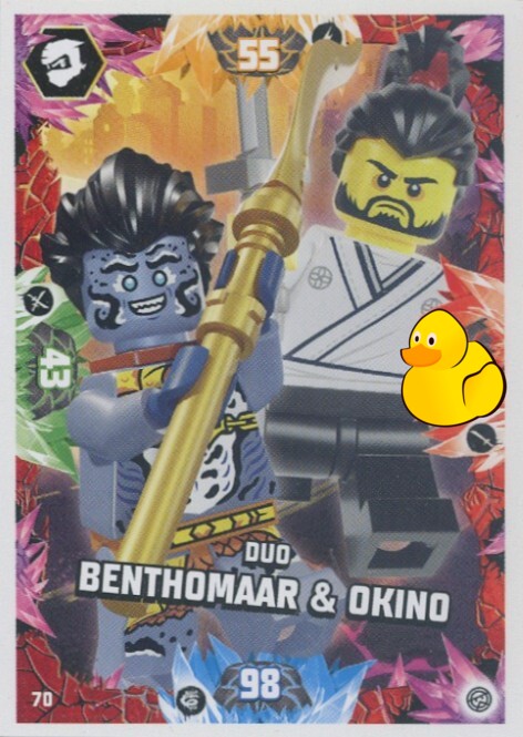 LEGO Ninjago Serie 8 | #070 Duo Benthomaar & Okino