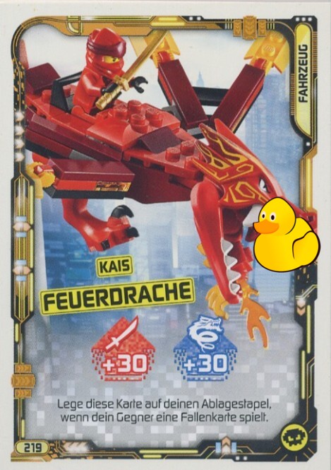 LEGO Ninjago Serie 5 | #219 Kais Feuerdrache 