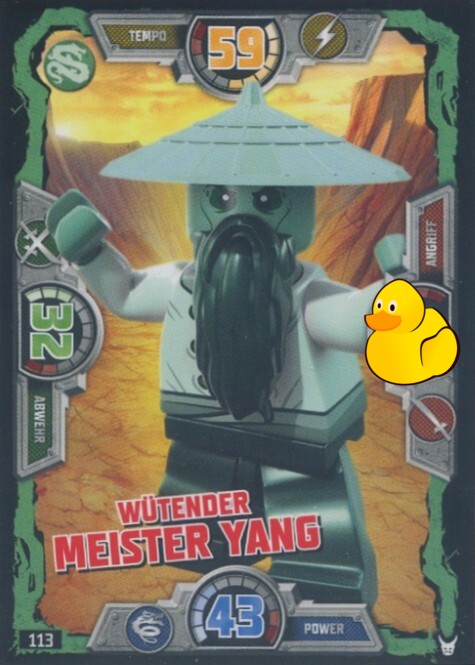LEGO Ninjago Serie 3 | #113 Wütender Meister Yang 