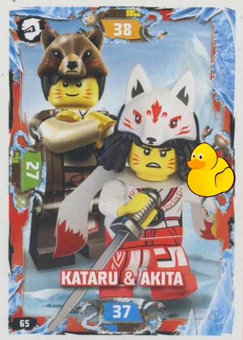 LEGO Ninjago Serie 5 | #065 Katuru & Akita LEGO Ninjago Serie 5 | #065 Katuru & Akita