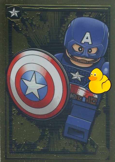 LEGO Avengers Serie 1 | #205 Goldkarte: Captain America