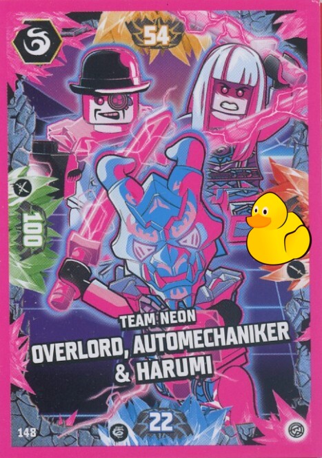 LEGO Ninjago Serie 8 | #148 Team Neon Overlord, Automechaniker & Harumi
