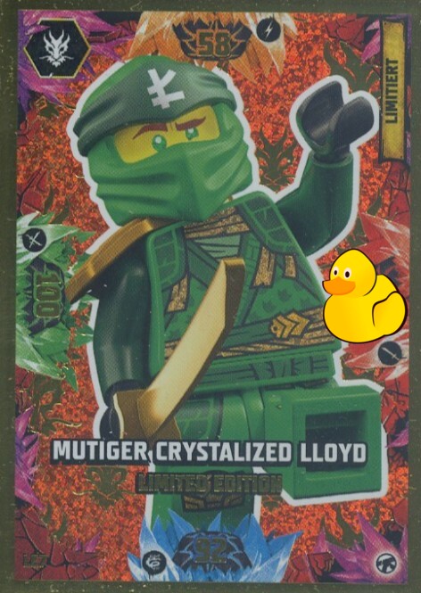 LEGO Ninjago Serie 8 Next Level | #LE07 Mutiger Crystalized Lloyd