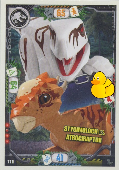 LEGO Jurassic World Serie 3 | #111 Stygimoloch vs. Atrociraptor