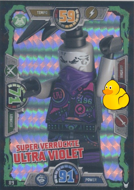 LEGO Ninjago Serie 3 | #089 Super verrückt. Ultra Violet