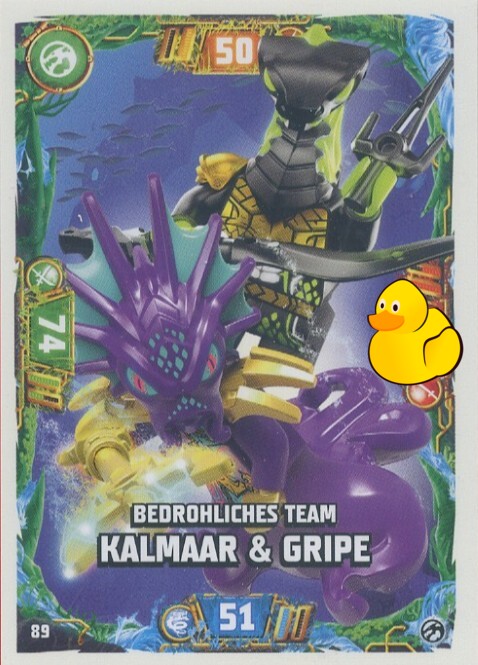 LEGO Ninjago Serie 7 | #089 Bedr. Team Kalmaar & Gripe