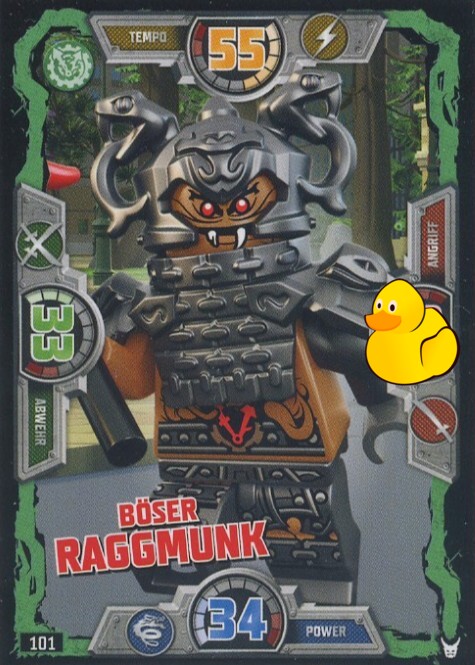 LEGO Ninjago Serie 3 | #101 Böser Raggmunk 