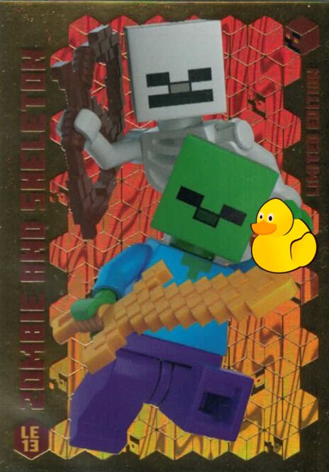 LEGO Minecraft Serie 3 | #LE013 Zombie and Skeleton
