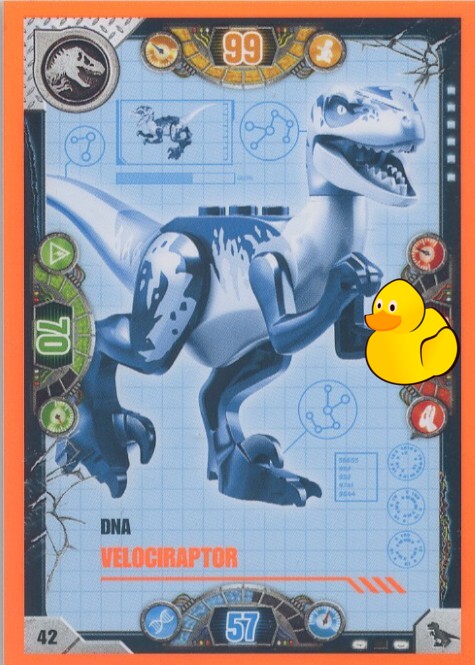 LEGO Jurassic World Serie 2 | #042 DNA Velociraptor